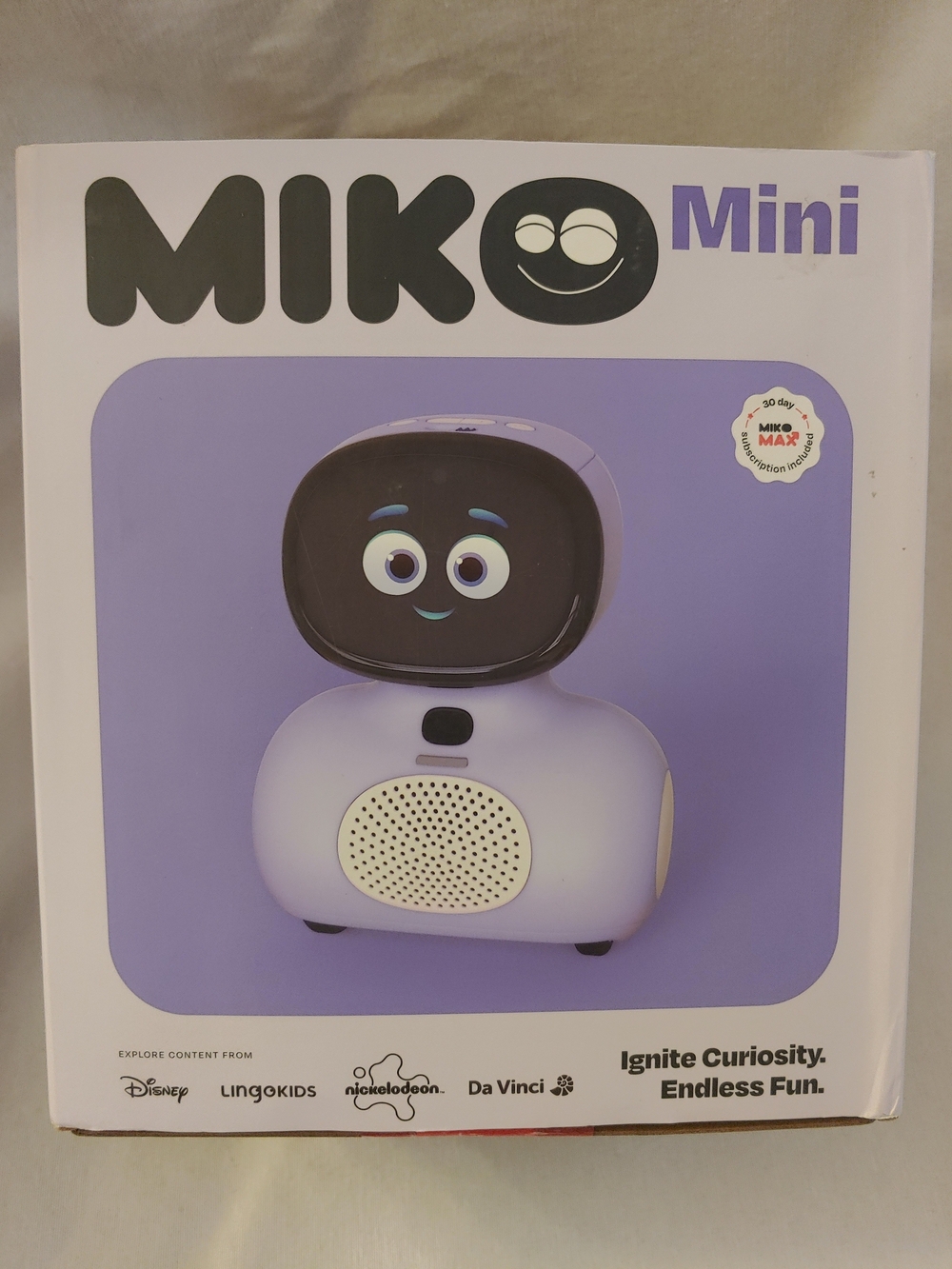Miko Mini Smart Robot for Kids - Purple